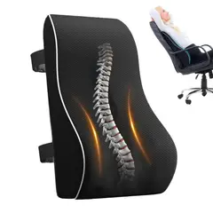 ATURE - Cojín Soporte Lumbar De Espuma Con Memoriapara Auto Y Hogar