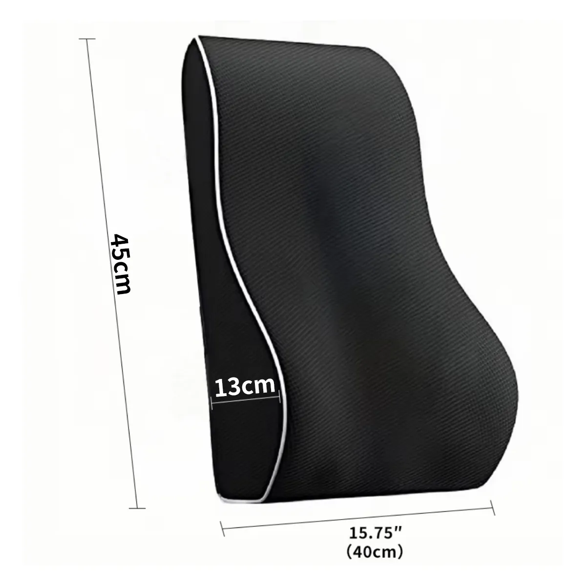 ATURE - Cojín Soporte Lumbar De Espuma Con Memoriapara Auto Y Hogar