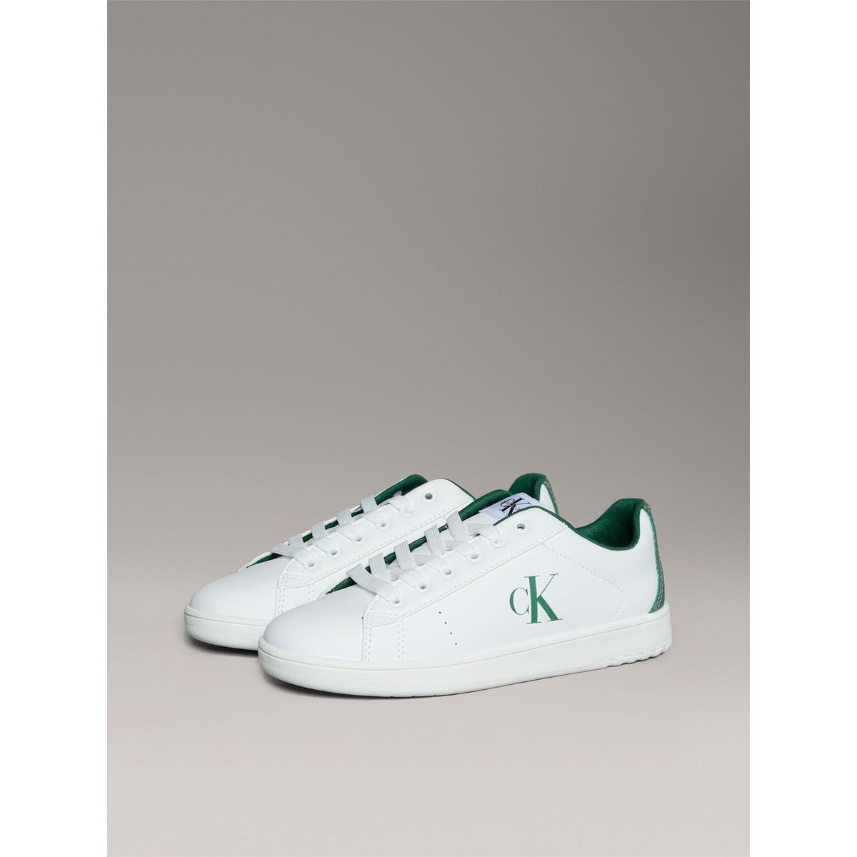 CALVIN KLEIN - Zapatillas Niño con Cordones Calvin Klein Blanco