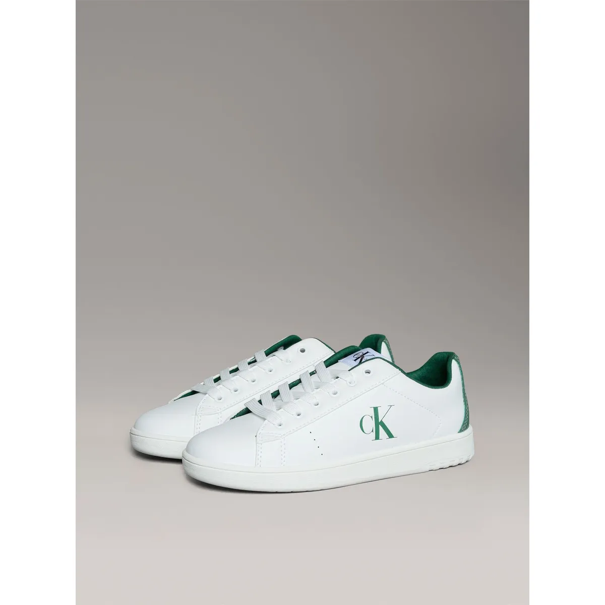 CALVIN KLEIN - Zapatillas Niño con Cordones Calvin Klein Blanco
