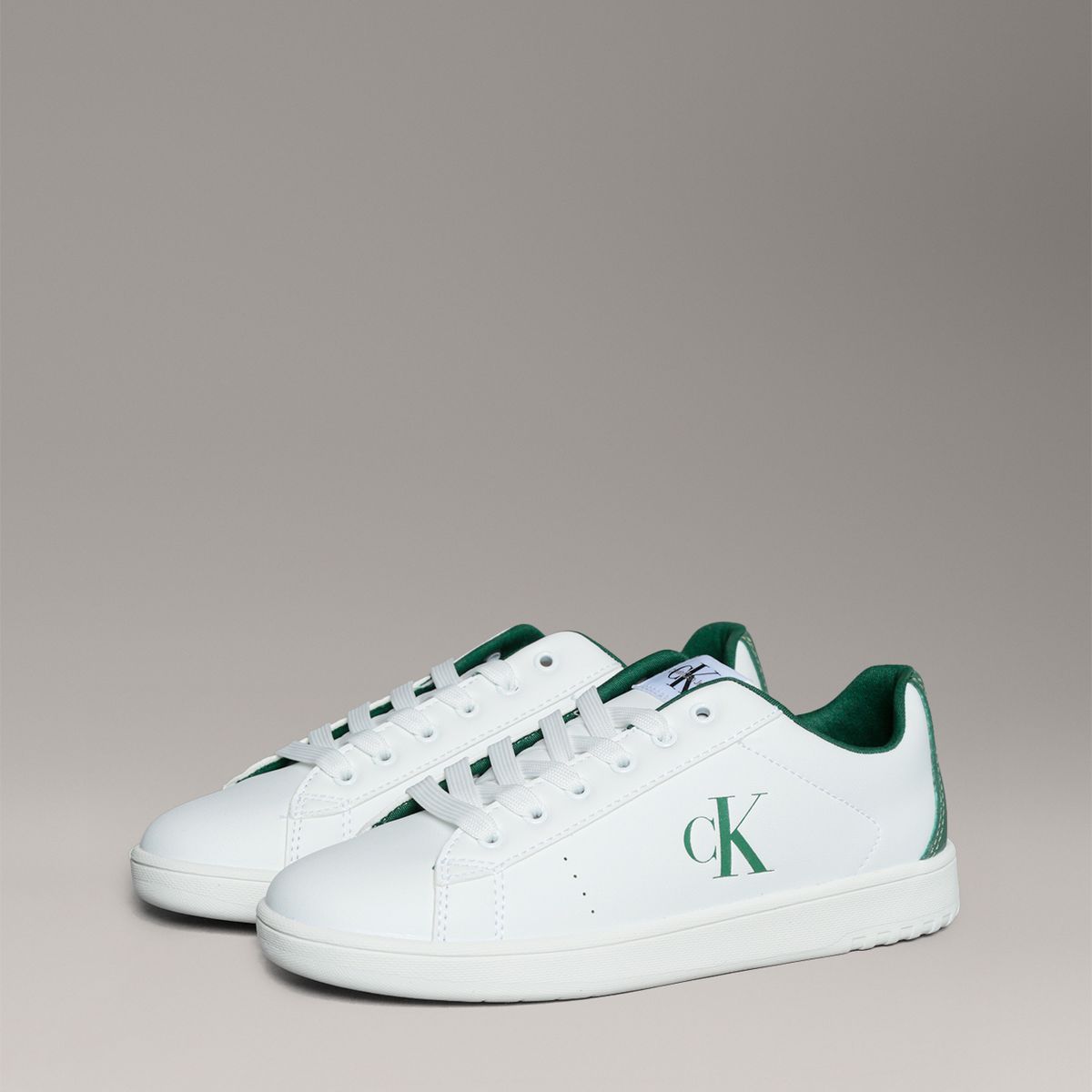 CALVIN KLEIN - Zapatillas Niño con Cordones Blanco Calvin Klein