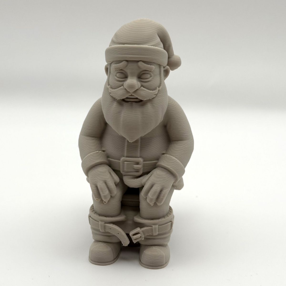 GENERICO - Adorno Navideño- Papá Noel en el Inodoro