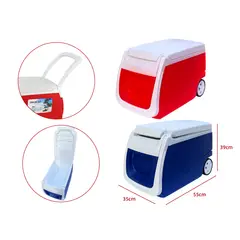 GENERICO - Cooler Con Ruedas 35L Portatil 39X55X35CM