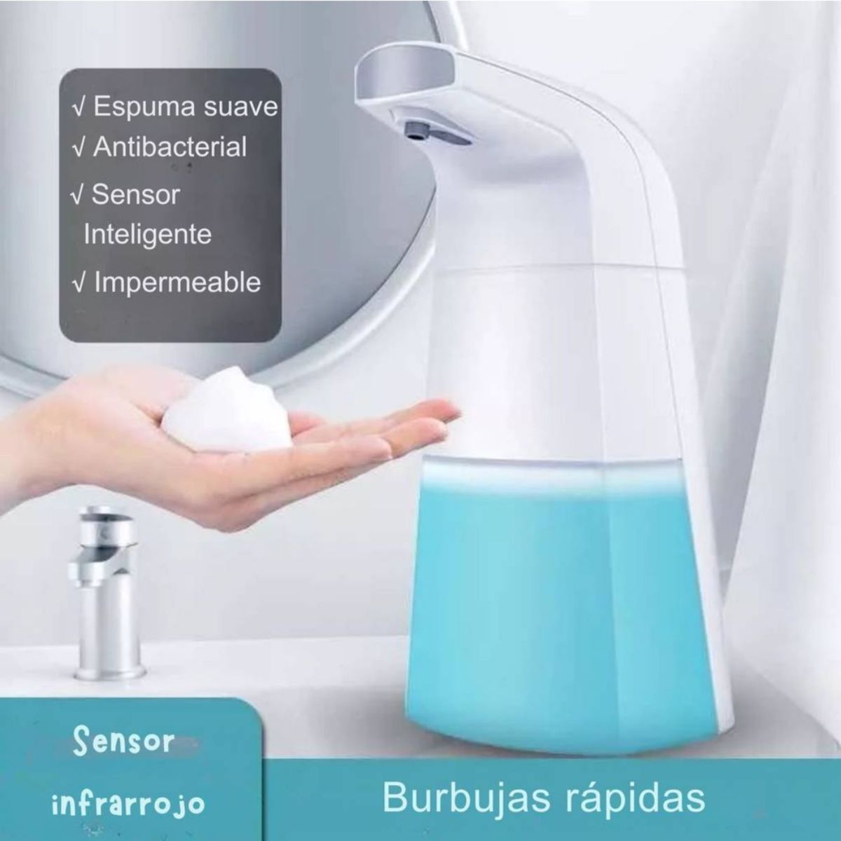 MOVI - Dispensador automático de jabón con sensor