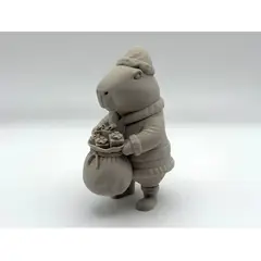 GENERICO - Adorno Navideño- Capibara Papá Noel