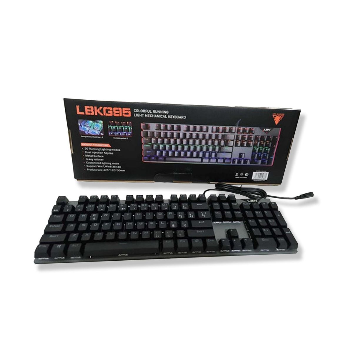 LBN - Teclado Gamer Alámbrico USB LBN