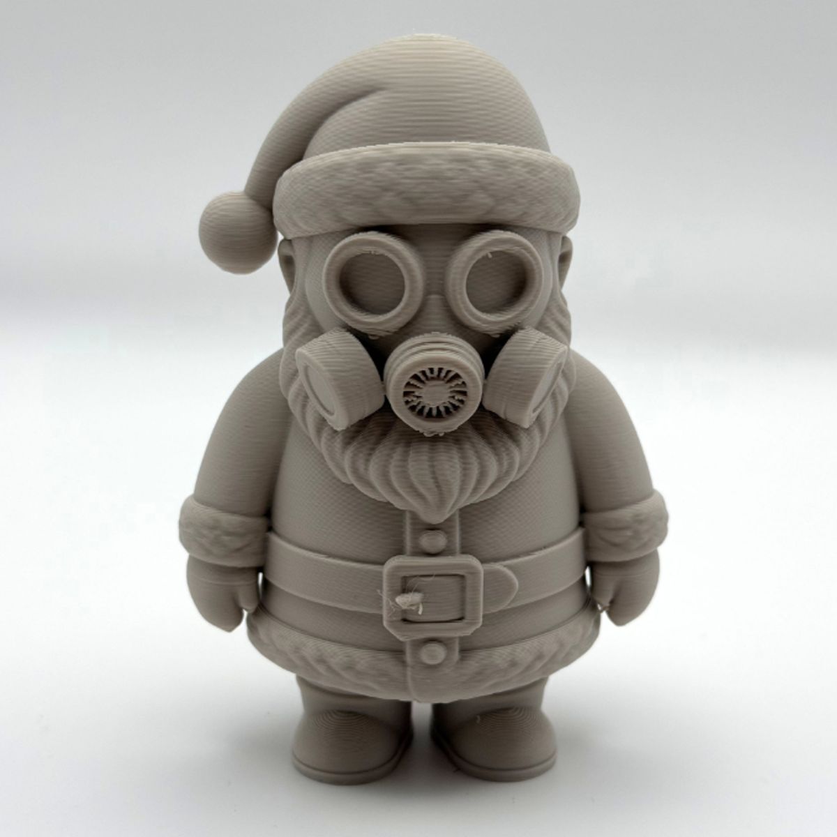 GENERICO - Adorno Navideño- Papá Noel con Máscara de Gas