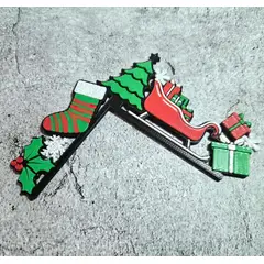 GENERICO - Adorno para interruptor - Trineo Santa