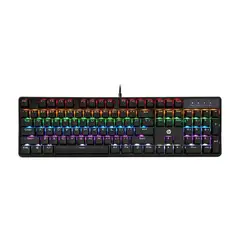 HP - Teclado Gamer Alámbrico USB Luces RGB
