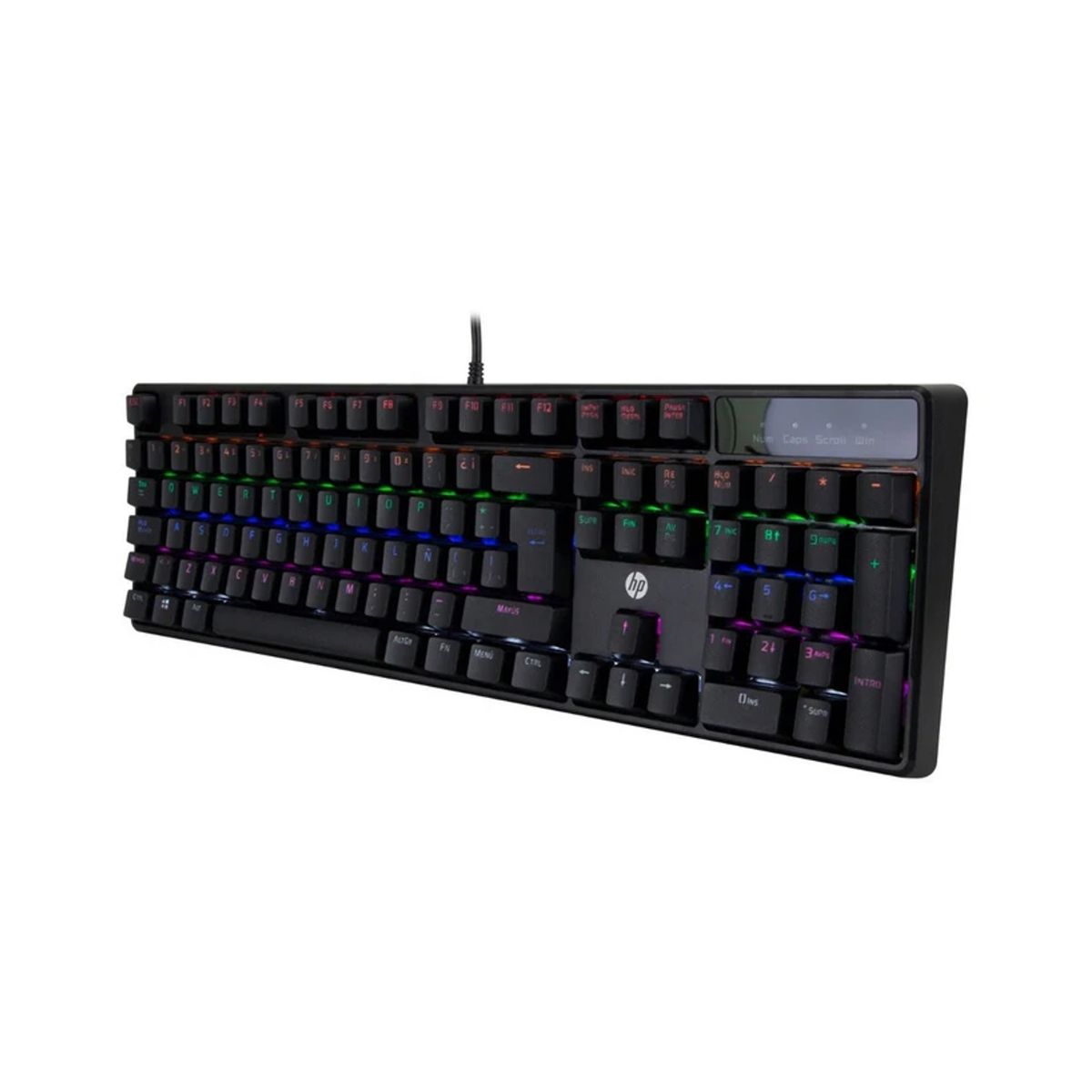 HP - Teclado Gamer Alámbrico USB HP Luces RGB