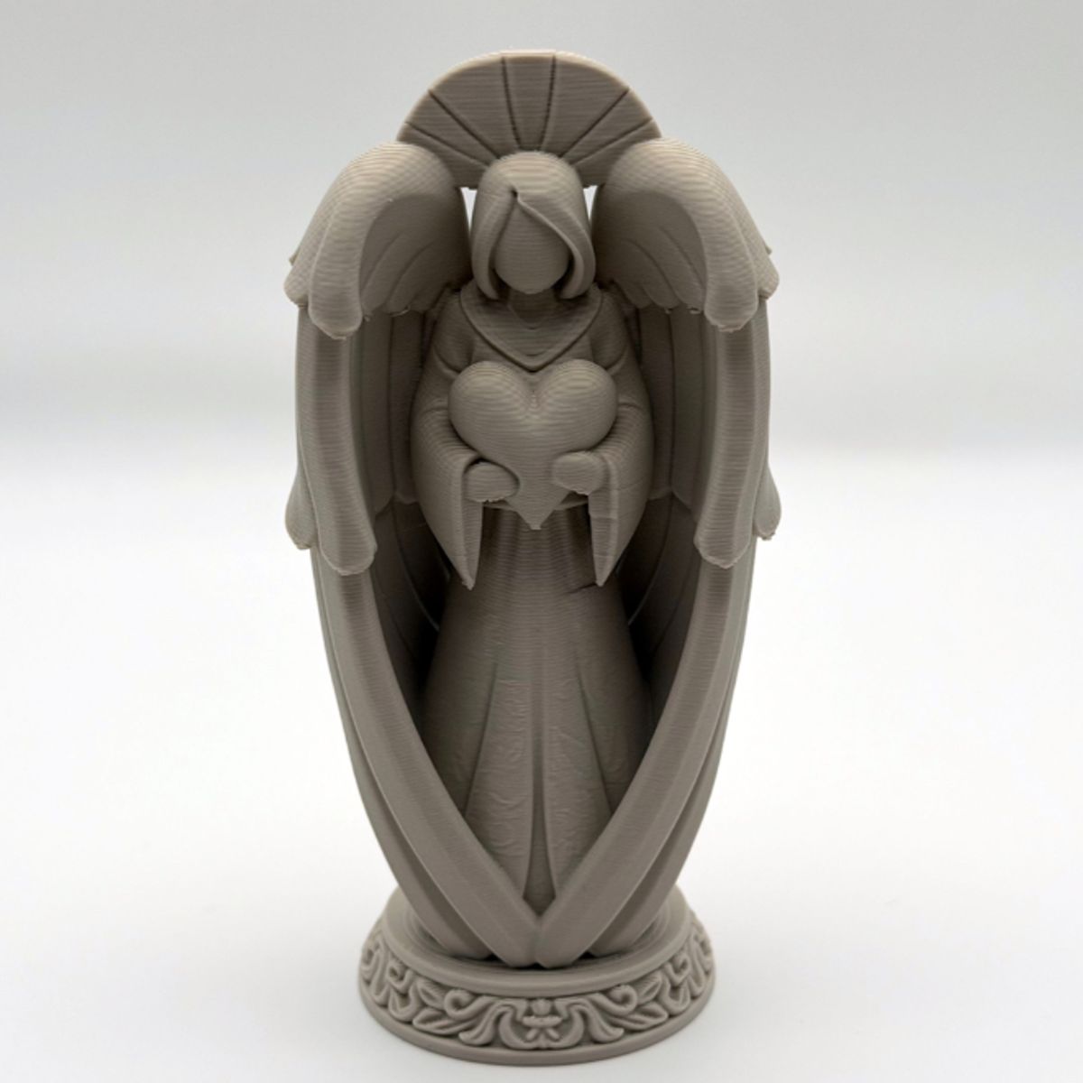 GENERICO - Figura Decoración- Escultura Ángel de Corazón