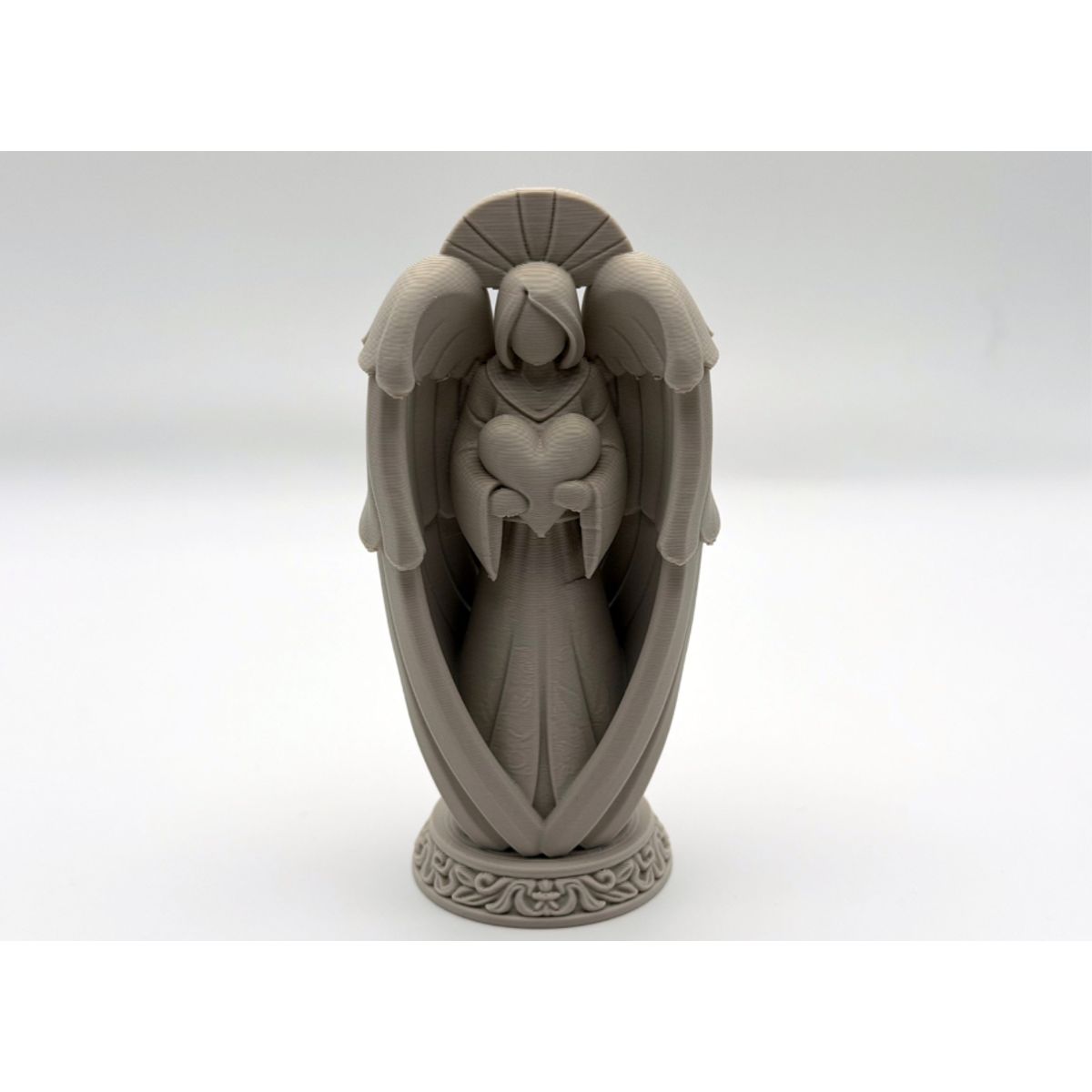GENERICO - Figura Decoración- Escultura Ángel de Corazón