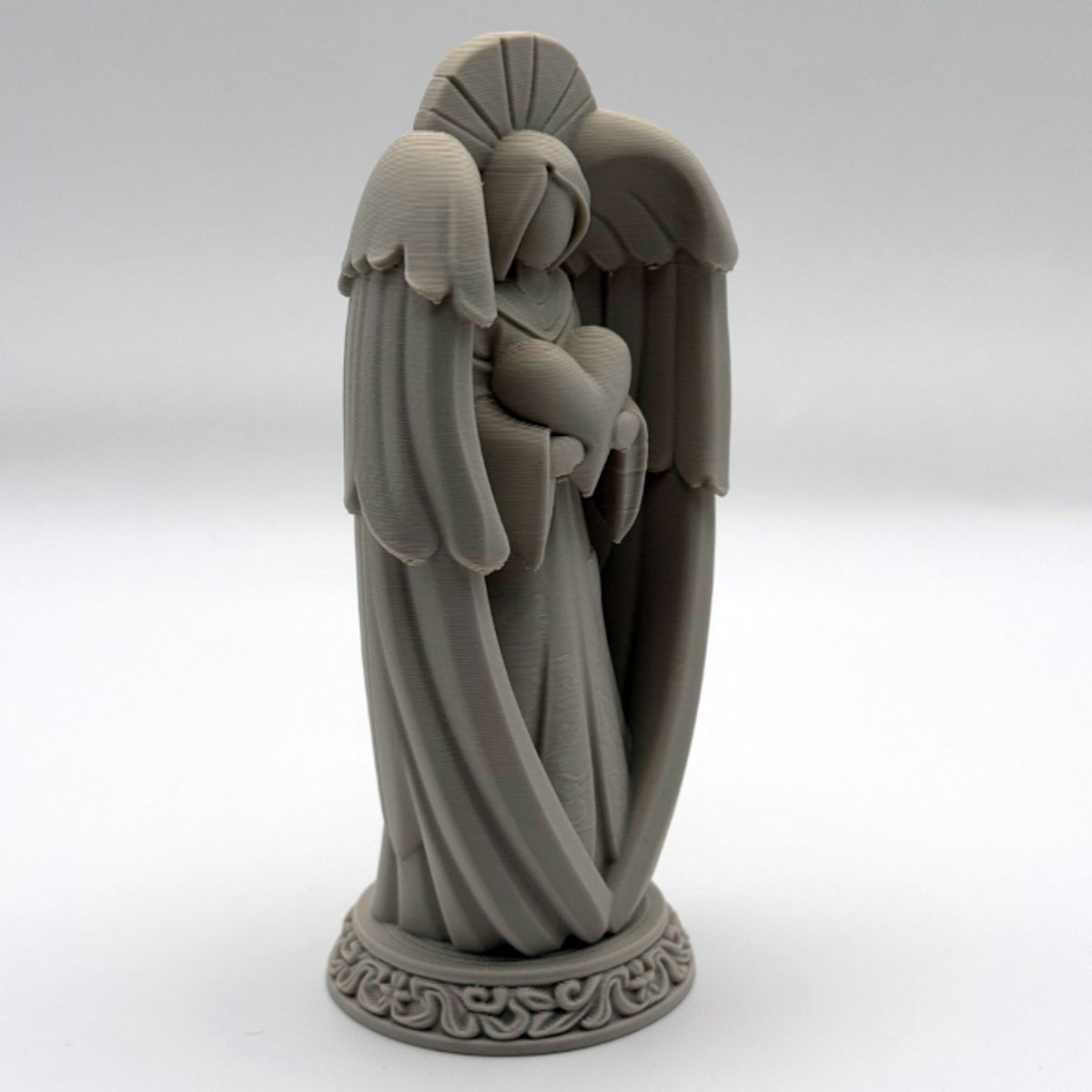 GENERICO - Figura Decoración- Escultura Ángel de Corazón
