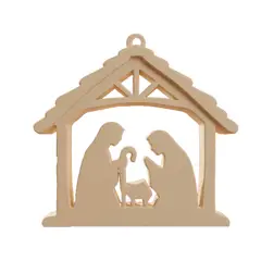GENERICO - Adorno navidad - Pesebre noche de paz