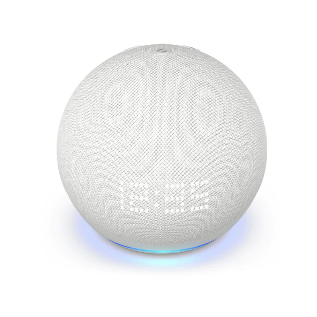 AMAZON - Amazon Echo Dot 5 Parlante Inteligente Con Reloj Alexa Blanco