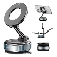 GENERICO - Soporte Magnético Teléfono Celular Iphone Imán Automovil Ventosa