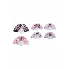 GENERICO - Set 2 Abanicos Kawaii Kuro Tu Compañía Perfecta