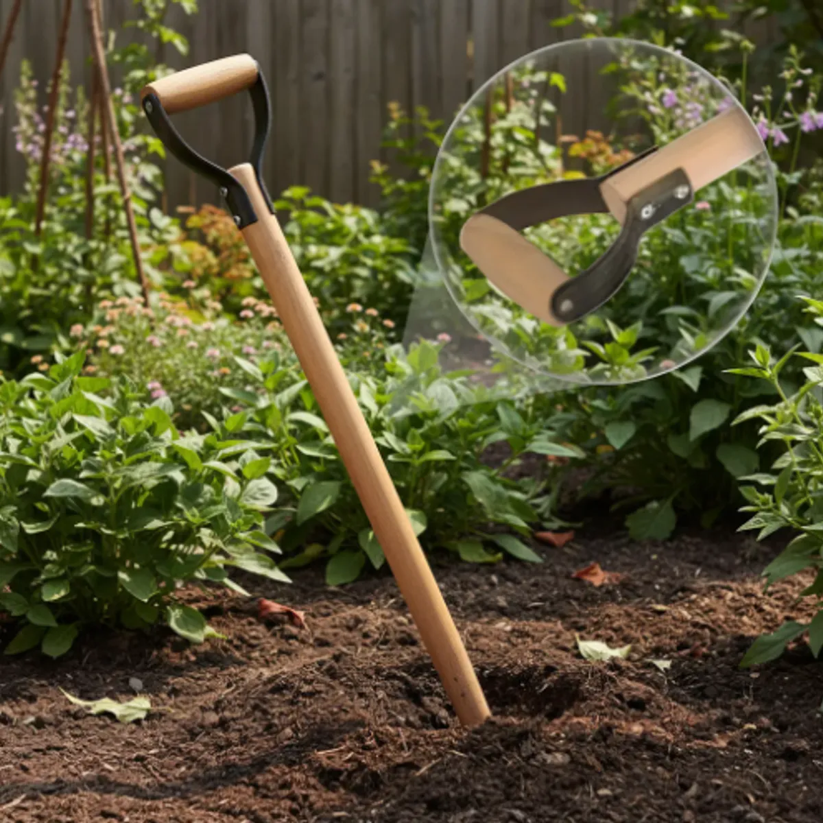 GENERICO - Mango Para Pala Asa Metal Madera Nacional De Eucalipto