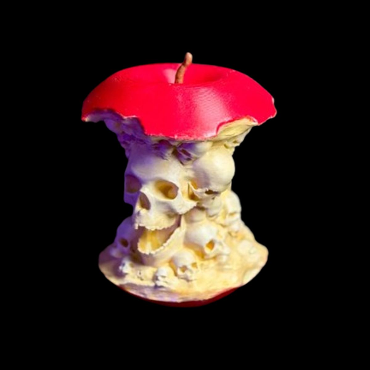GENERICO - Figura De Manzana Con Calaveras