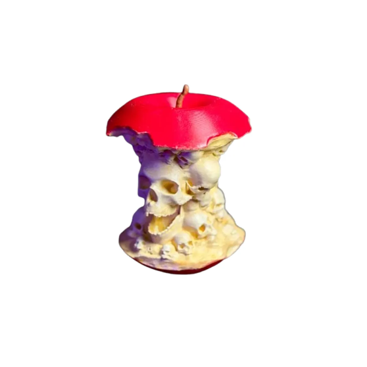 GENERICO - Figura De Manzana Con Calaveras