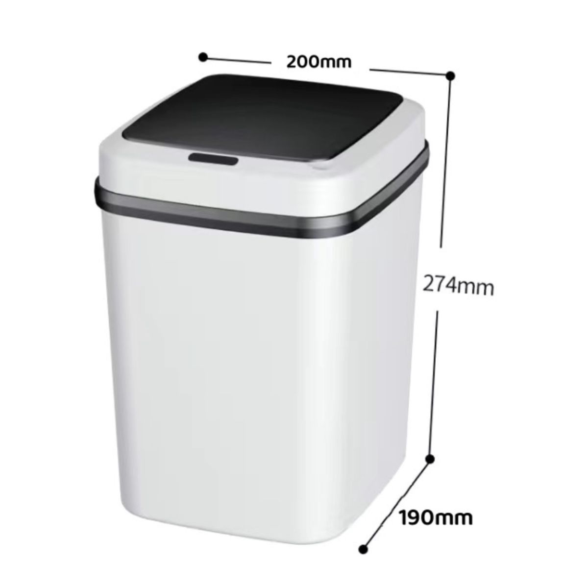 ATURE - Bote Basura Inteligente Con Sensor Papelera Automática