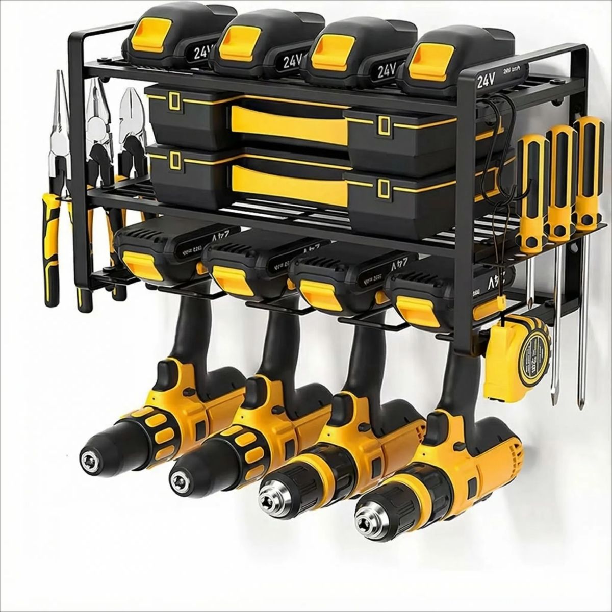 GENERICO - Repisa  Estante Organizador De Herramientas De Pared