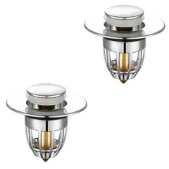 KUANGYE - Tapón Pop Up Válvula De Desagüe Universal Lavamanos Ducha