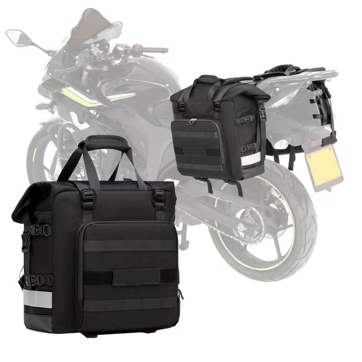 U BUY - Bolsa Lateral Para Motocicleta De Liberación Rápida De 20l
