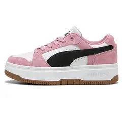PUMA - Zapatilla Urbana Mujer Rebound Femme Low SD Blanco-Rosado