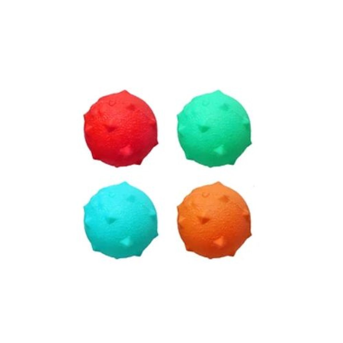 GENERICO - Juguete para mascotas pelota de diamante con sonido 6cm Color Naranja