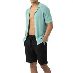 D'JOE - Short Fresco Lino Grueso Hombre