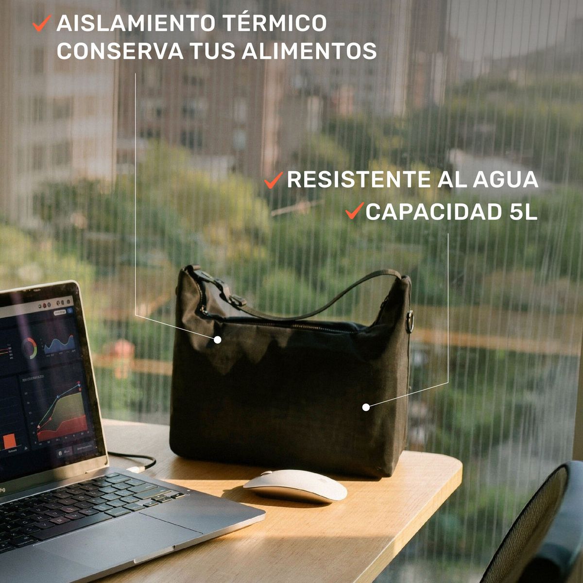 MYST - Bolso Térmico Cooler Myst Resistente al Agua