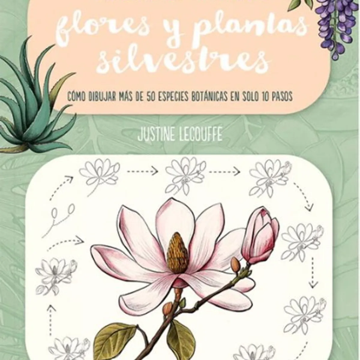 ANTARTICA LIBROS - Dibujar En 10 Pasos Flores Y Plantas Silvestres