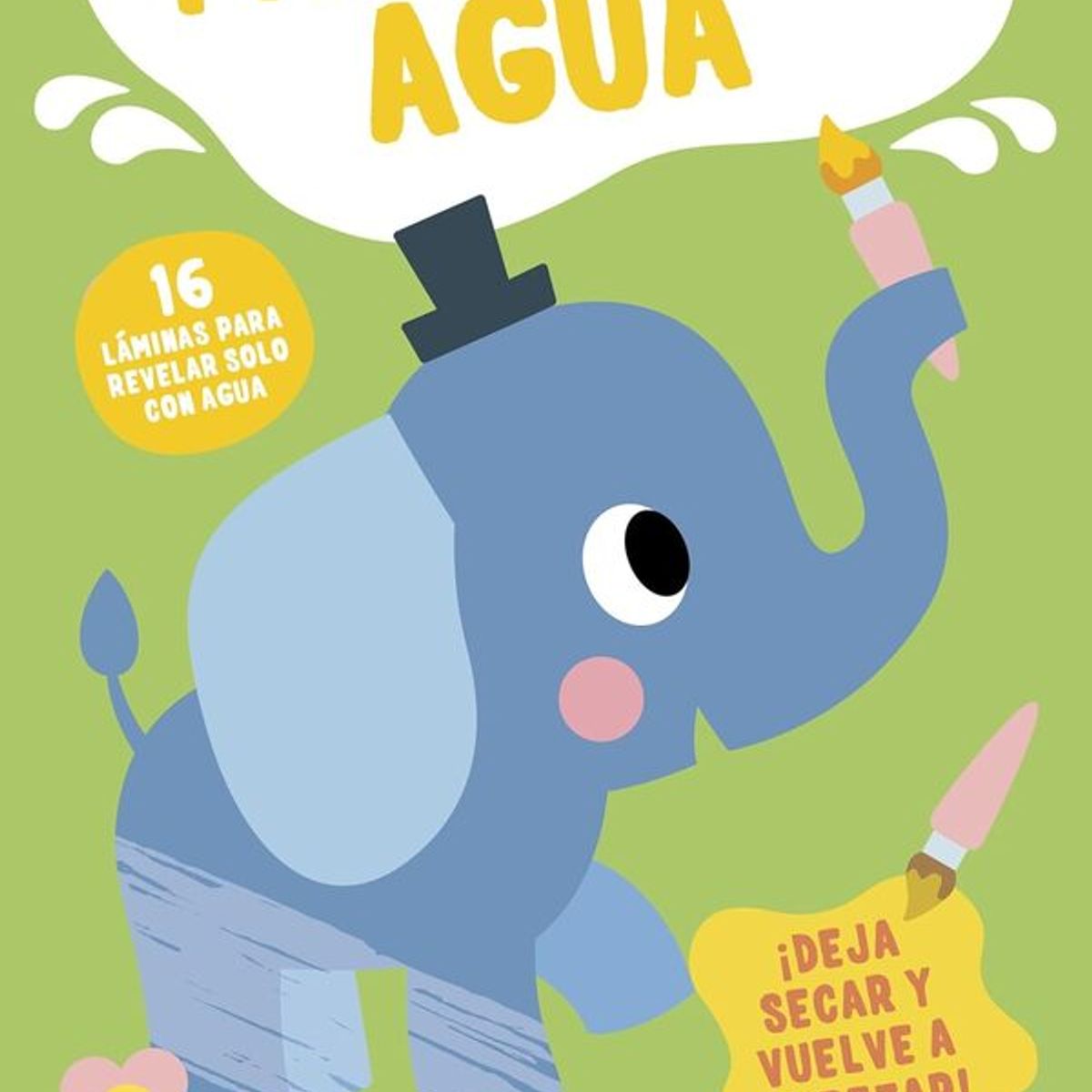 ANTARTICA LIBROS - Pinta Con Agua Elefante