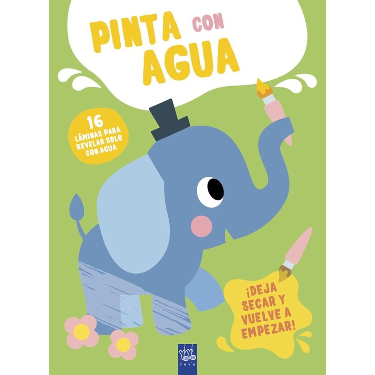 ANTARTICA LIBROS - Pinta Con Agua Elefante