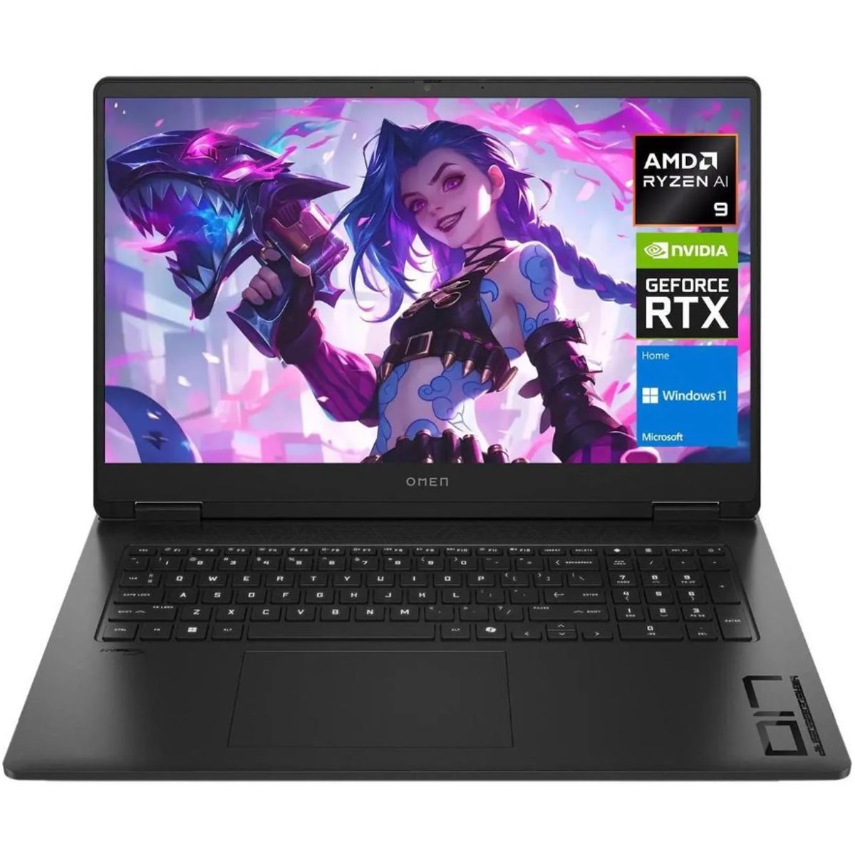 HP - Notebook Gamer HP Omen AMD Ryzen AI 9 32GB RAM 1TB SSD RTX 5060 8GB vRAM 17.3' FHD 144Hz