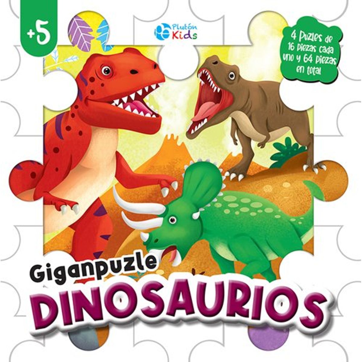 ANTARTICA LIBROS - Dinosaurios Giganpuzle