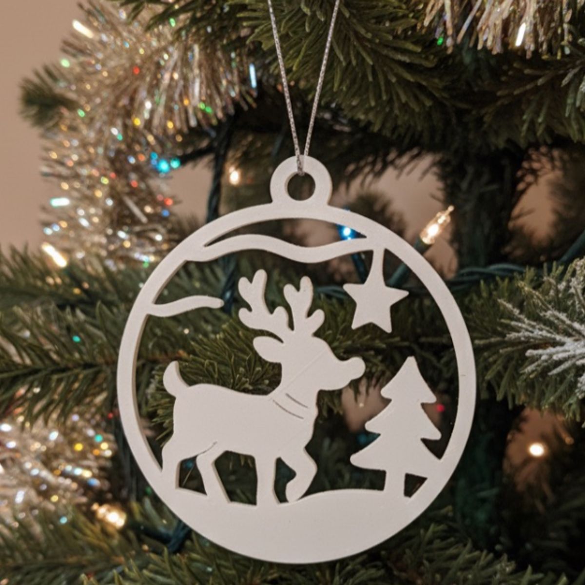 GENERICO - Adorno de Reno para el Árbol de Navidad