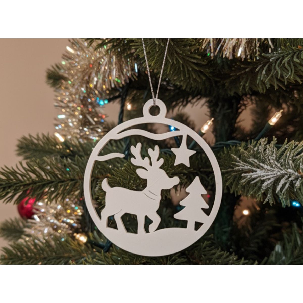 GENERICO - Adorno de Reno para el Árbol de Navidad