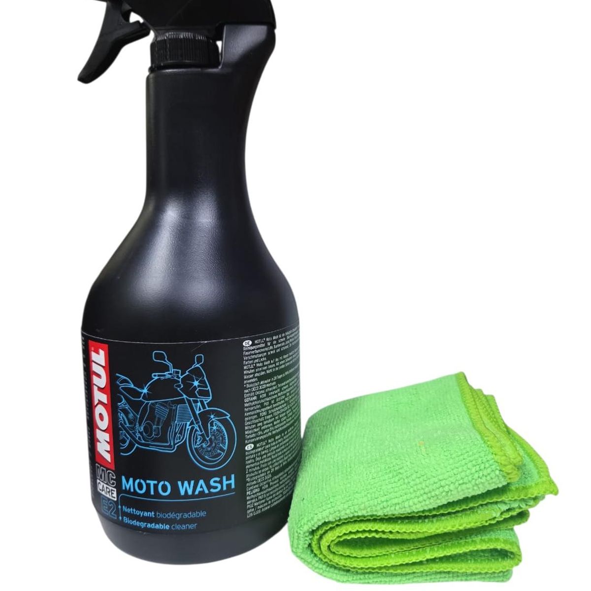 MOTUL - Shampoo Motowash Limpiador En Seco Motul + Paño microfibra
