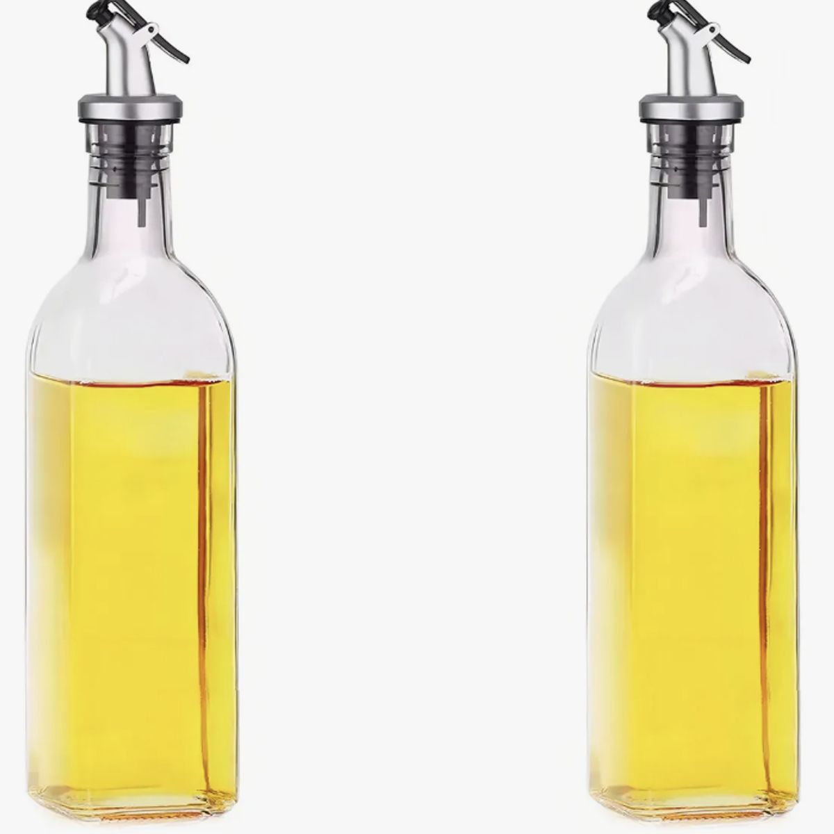 OKAY - Set De 4 Dispensadores De Condimentos Y Aceitero Vidrio