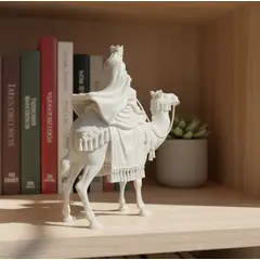 GENERICO - Figura de Rey Mago en Camello