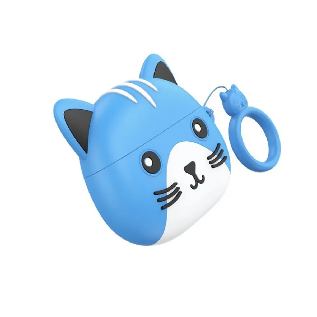 HOCO - Audífonos Inalámbricos Bluetooth In Ear + Estuche de Gato Azul Hoco EW46