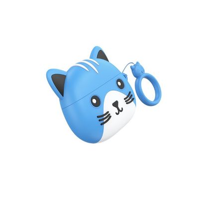 Imagen 2 del producto Audífonos Inalámbricos Bluetooth In Ear + Estuche de Gato Azul EW46 Azul