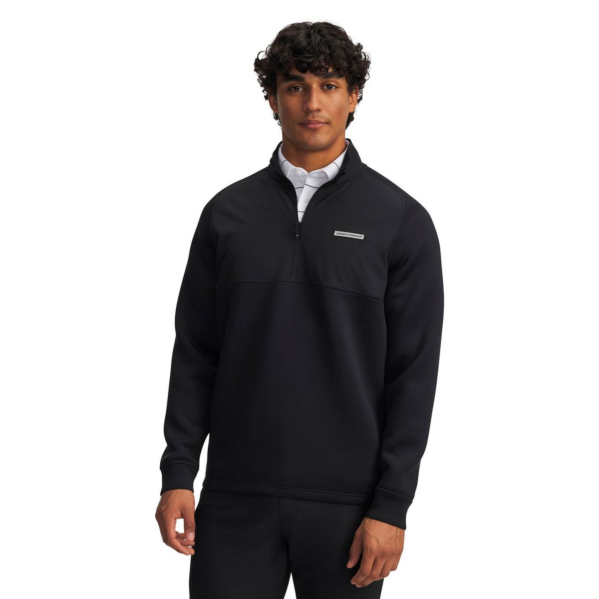 UNDER ARMOUR - Polerón de Golf para Hombre Drive Pro Negro UNDER ARMOUR