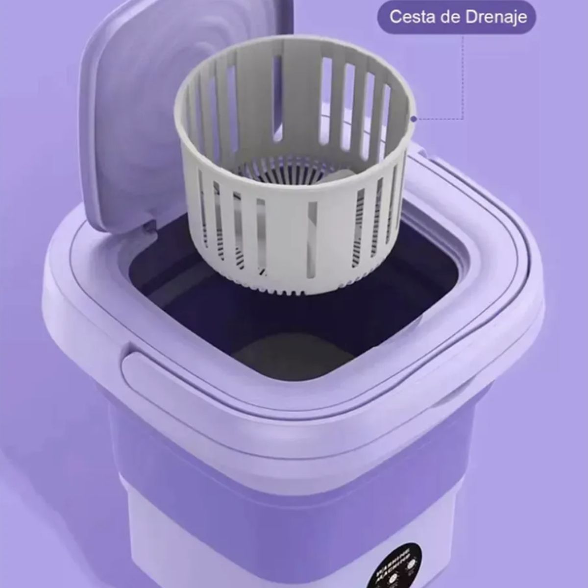 OKAY - Mini Lavadora Plegable Portatil Centrifugado Ropa Pequeña