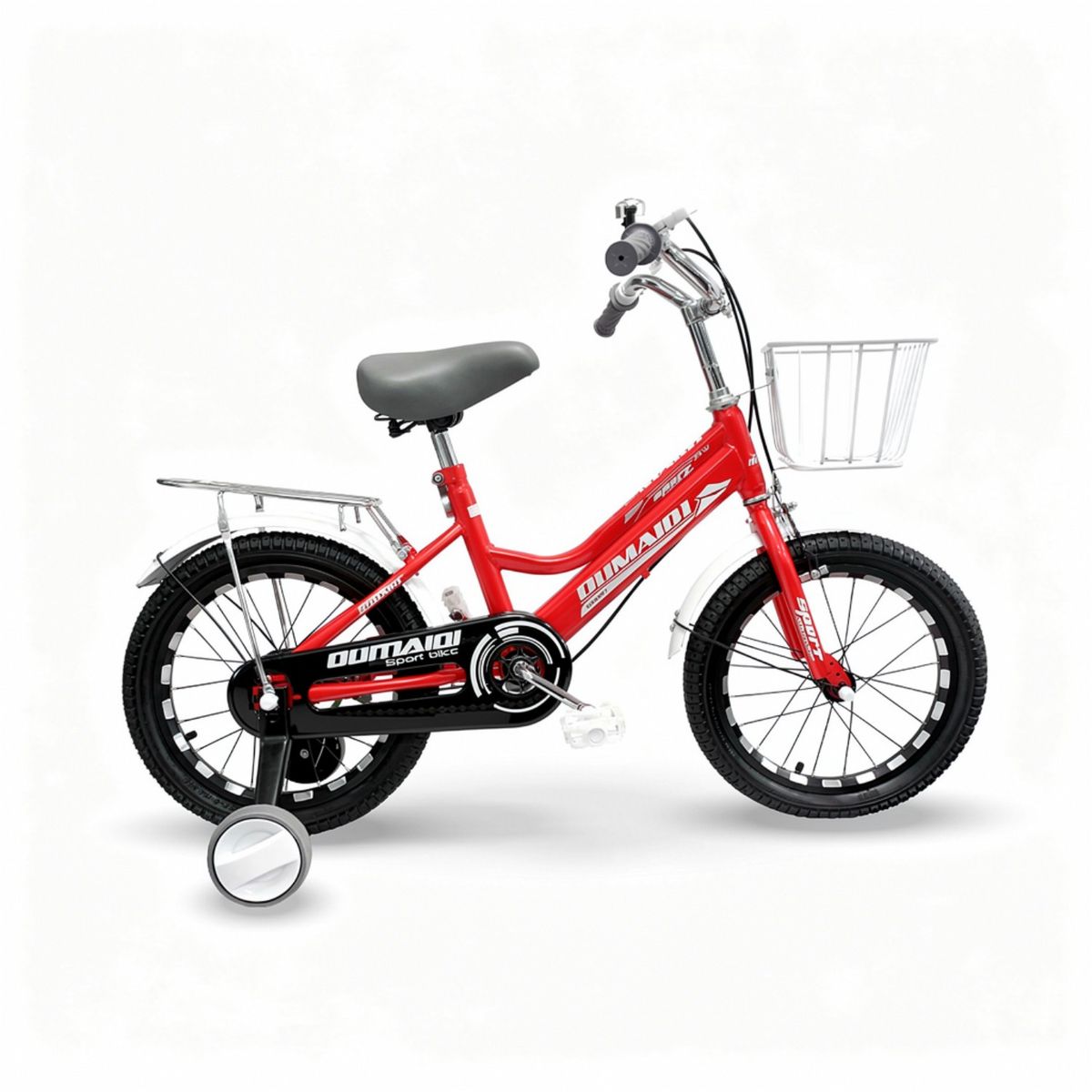 SIBOG - Bicicleta Infantil Aro 16 Roja con Canasto