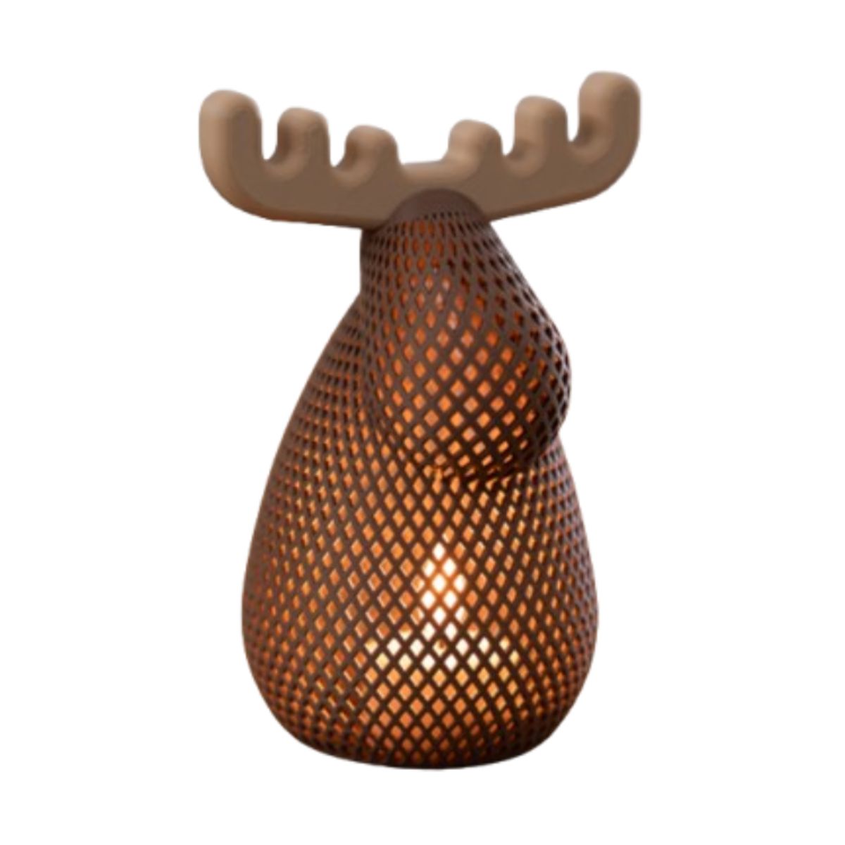 GENERICO - Portavelas LED de Reno Navideño