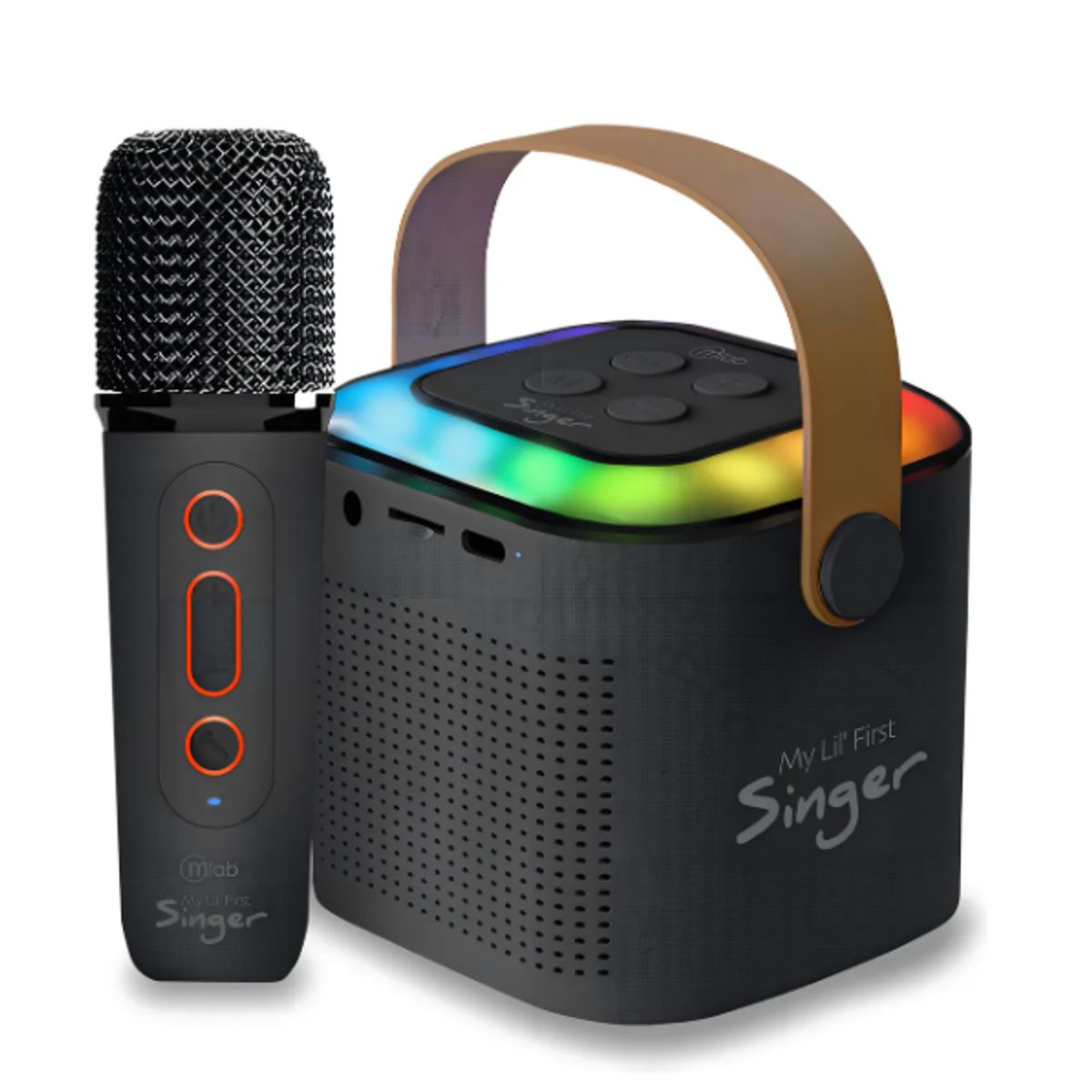 MLAB - Parlante My Lil First Singer Luz Rgb 1 Mic Inalam Mlab