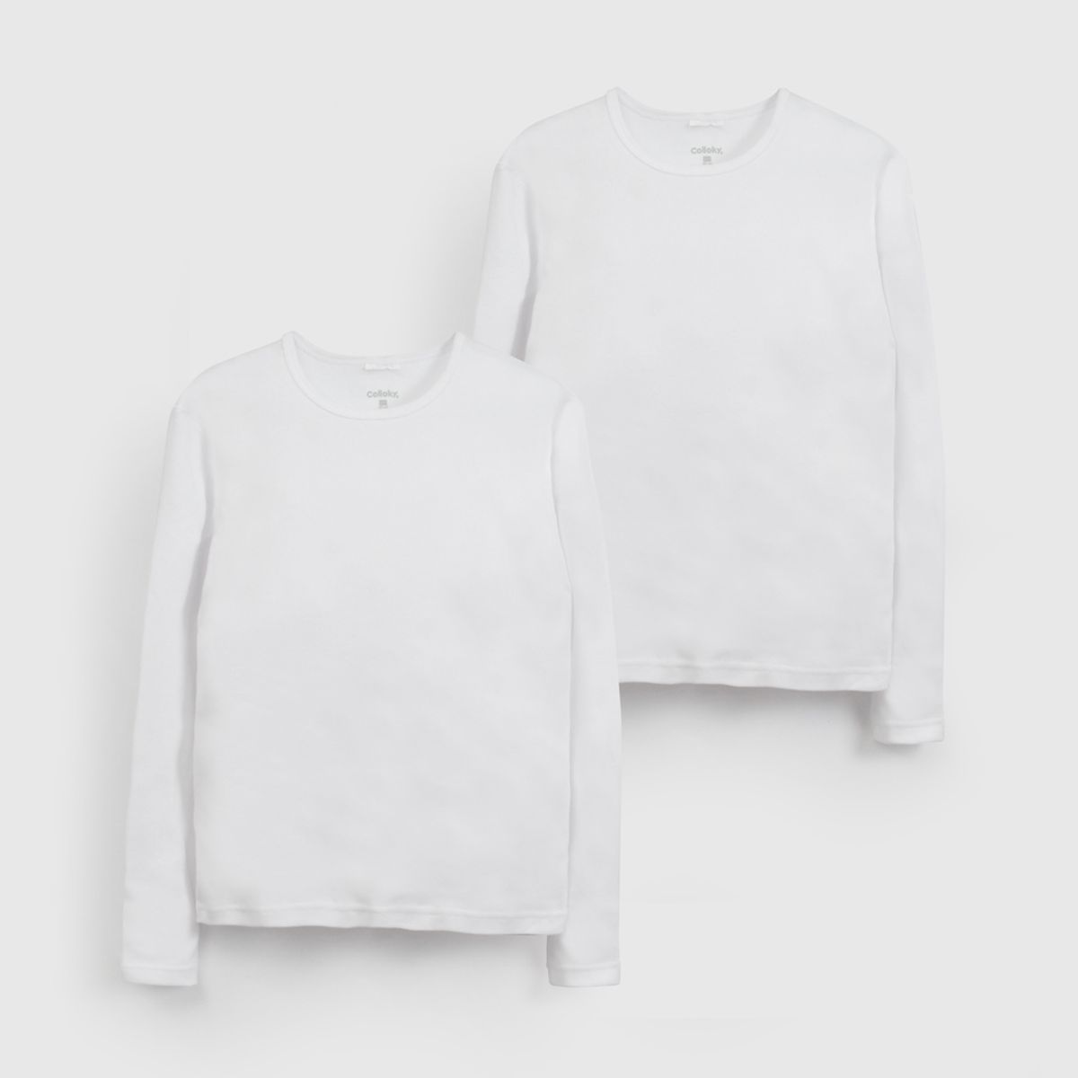 COLLOKY - Camiseta Blanco Unisex niño 7398